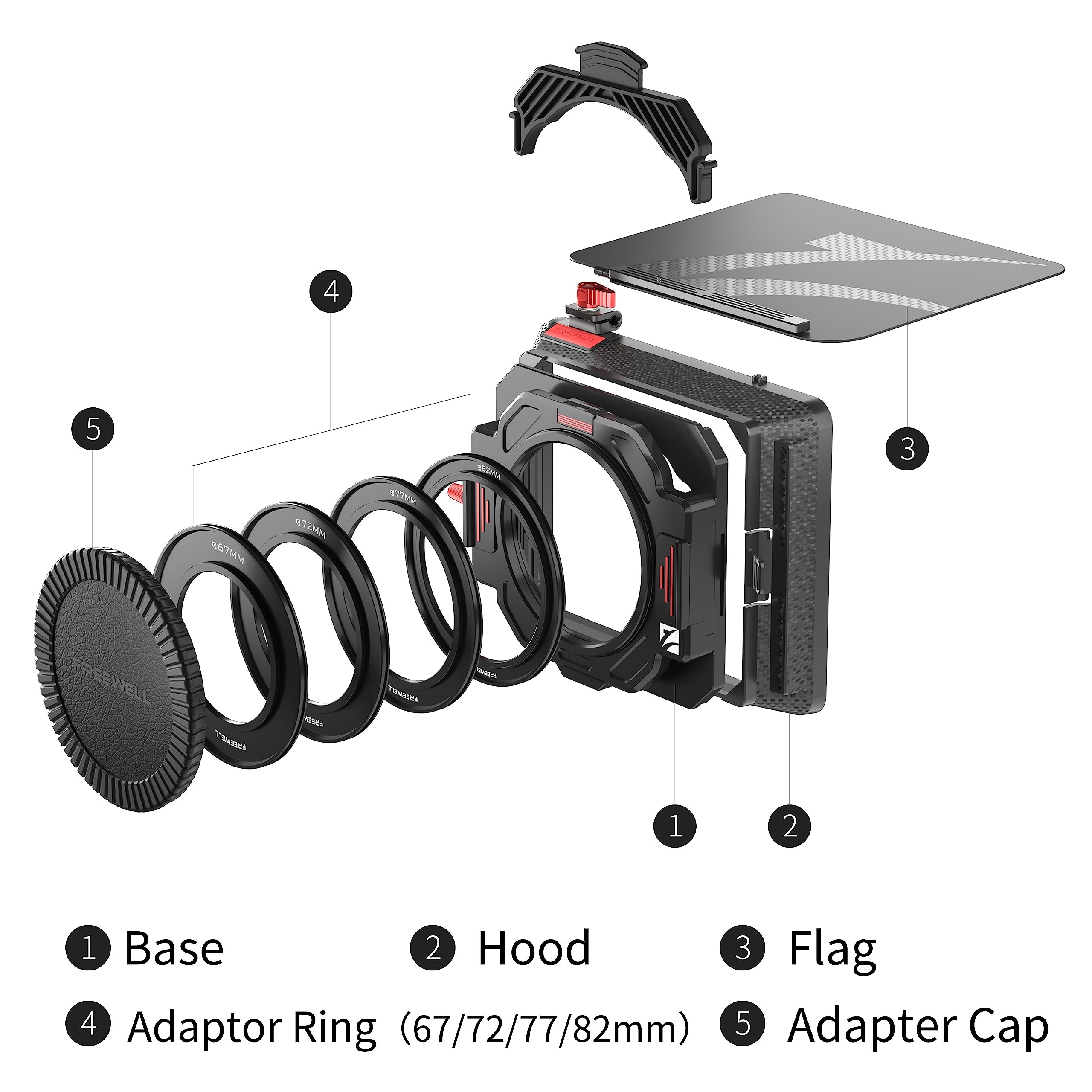 Amazon.com: Freewell Eiger Matte Box VND Starter Kit : Sports